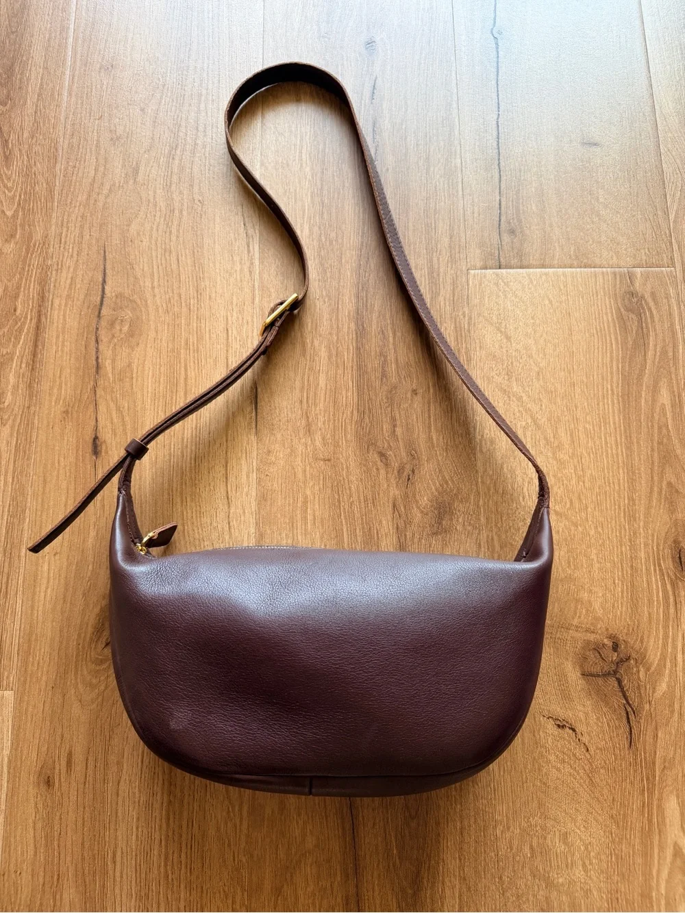 Madewell Leather Crossbody Bag (Brown/Raisin)